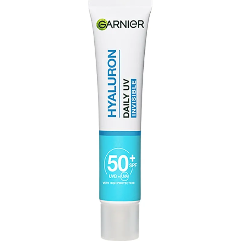 Garnier Skinactive Hyaluron Barrier Protect Daily Invisible UV Fluid Spf50+ Ενυδατική Κρέμα Προσώπου Πολύ Υψηλής Προστασίας με Υαλουρονικό Οξύ 40ml