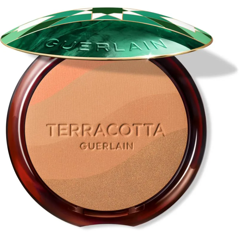 GUERLAIN Terracotta Golden Dunes μπρονζερ λαμπρυντική πούδρα περιορισμένη έκδοση απόχρωση Light Green Agafay 10 γρ