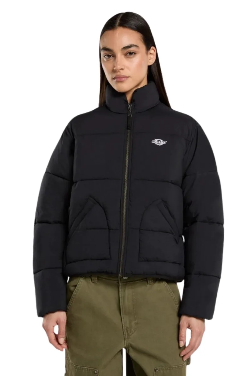 DICKIES Μπουφάν SUMMERDALE PUFFER - ΜΑΥΡΟ-DK0A87OGBLK1-BLACK
