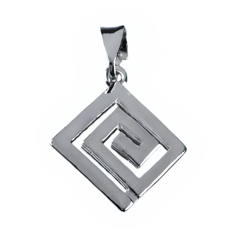 Κολιέ με αλυσίδα Μαίανδρος Ασήμι 925 Gatsa KL339