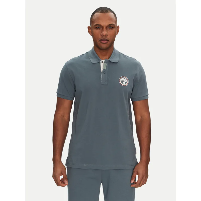Napapijri Polo E-Clanis NP0A4ID3G1Y1 Μπλε Regular Fit