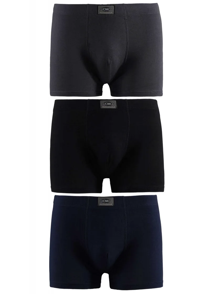 Αντρικό boxer Cotton εσωτερικό λάστιχο. Συσκευασία 3pack MULTI COLOUR