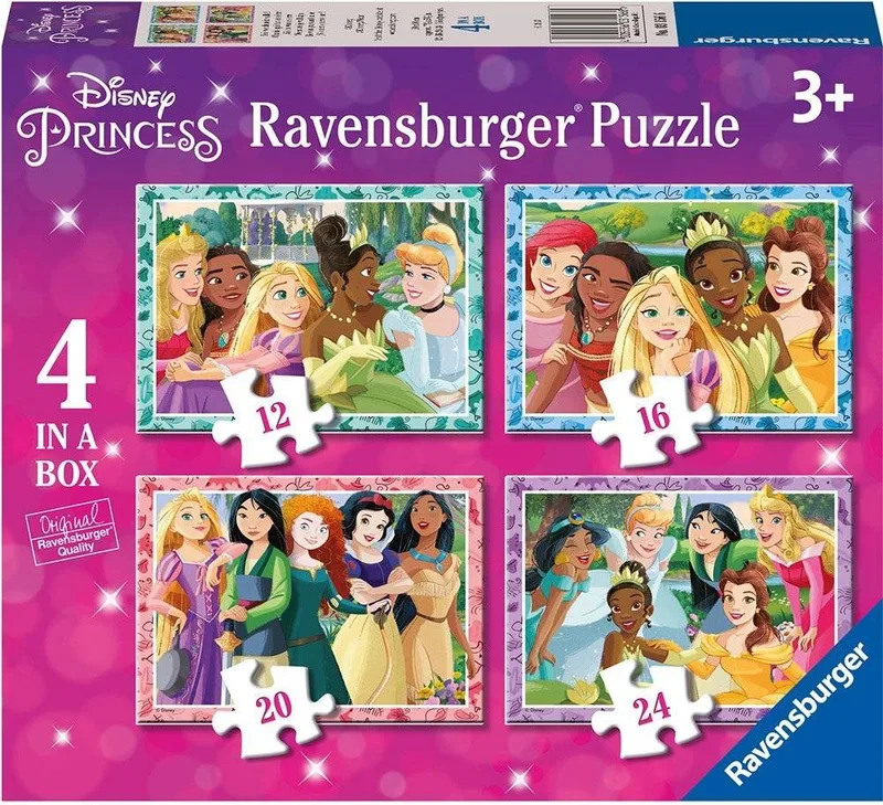 ΠΡΙΓΚΙΠΙΣΣΕΣ RAVENSBURGER 4 ΣΕ 1 (12-16-20-24) 72ΤΜΧ