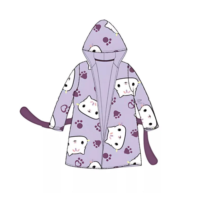 DREAMWORKS ΠΑΙΔΙΚΟ ΜΠΟΥΡΝΟΥΖΙ FLEECE GABBY'S DOLLHOUSE 1757 - μοβ ΜΟΒ
