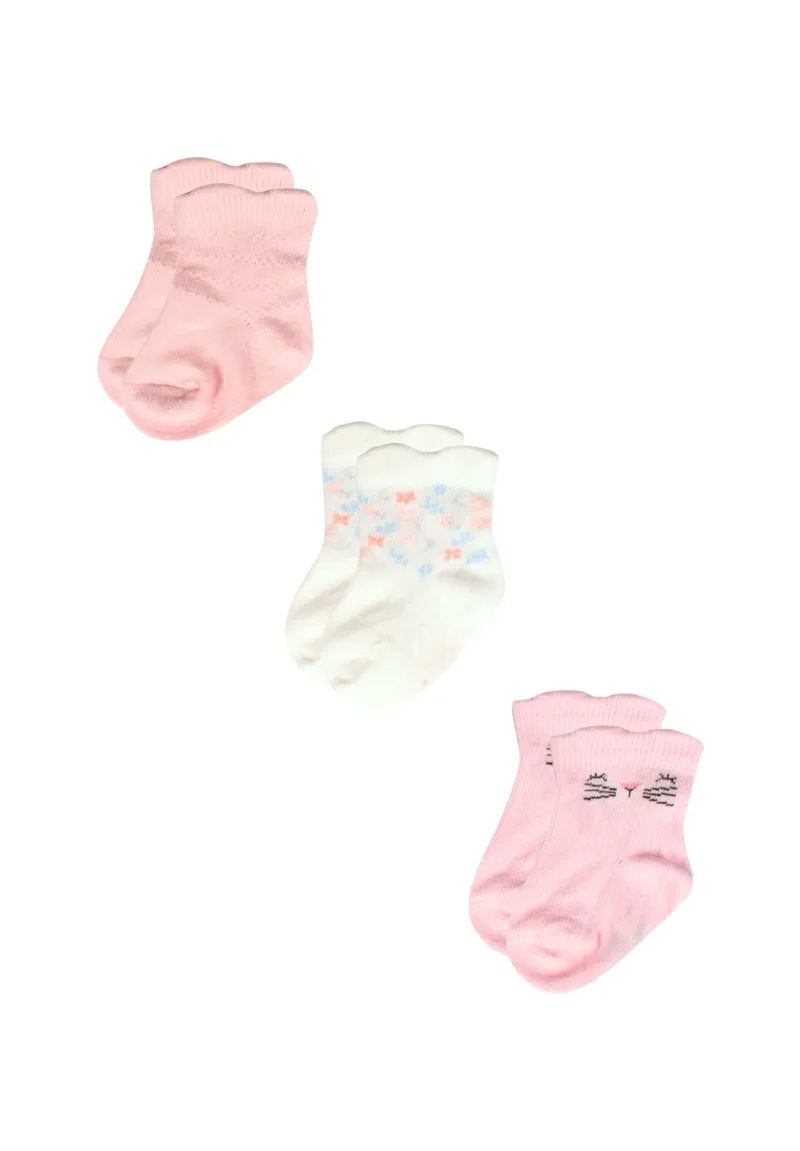 Καλτσάκια bebe Spring Flowers 3 τεμ. 68336a