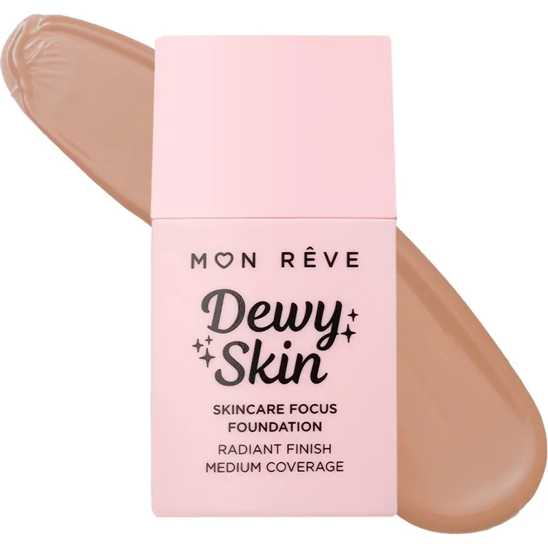 Mon Reve Dewy Skin Foundation Μεσαίας Κάλυψης για Λαμπερό Τελείωμα 30ml - 51C