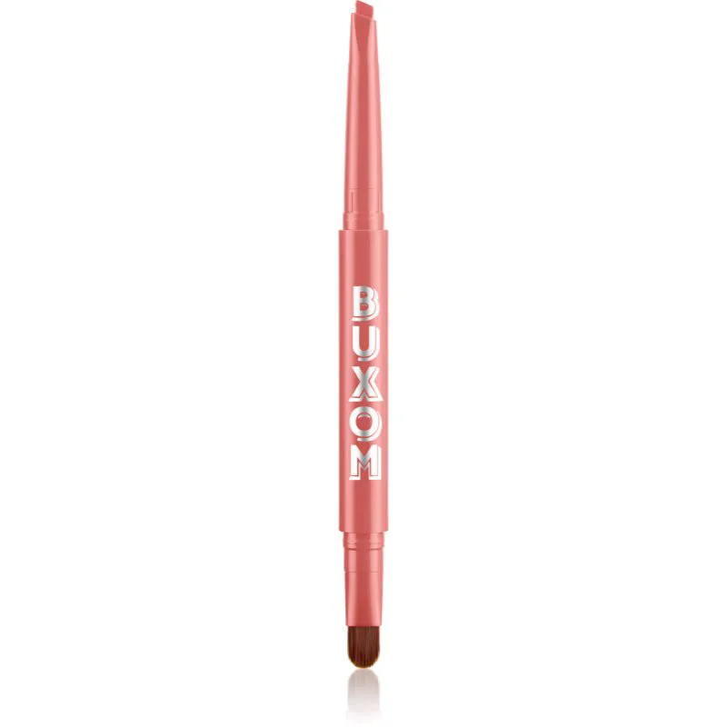 Buxom POWER LINE™ PLUMPING LIP LINER Κρεμώδες λάινερ χειλιών για αύξηση του αποτελέσματος απόχρωση Rich Rose 0,3 γρ