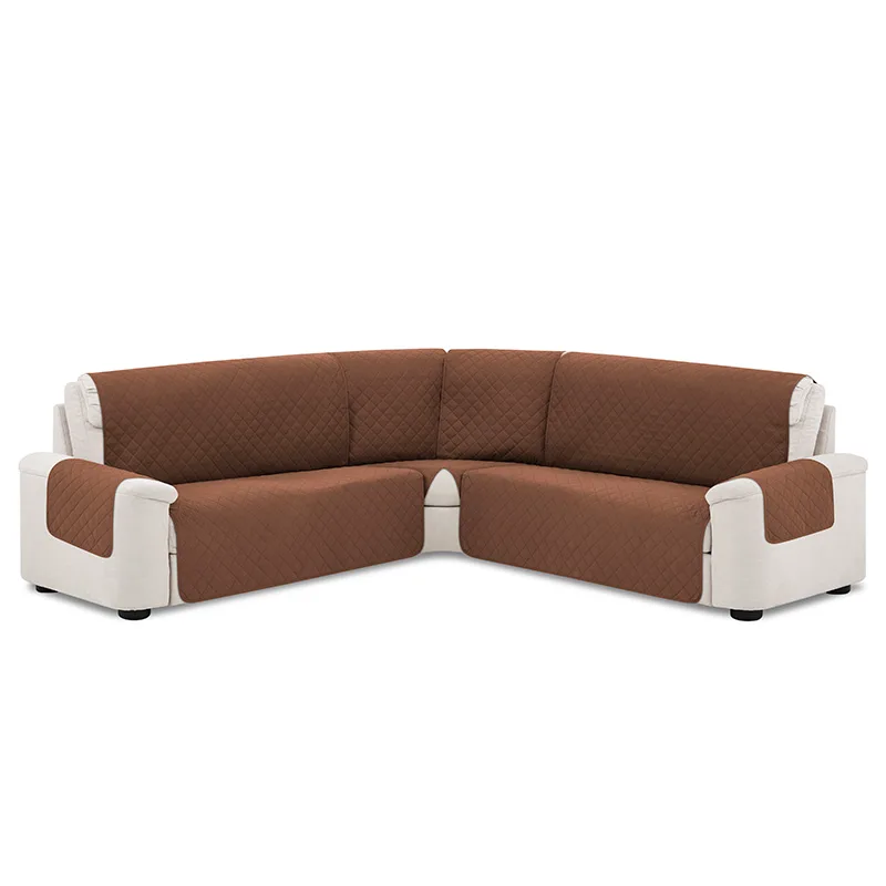 Σταθερά Καλύμματα Καναπέ Γωνία Ισομερή Universal Quilt - C/3 Καφέ - 400cm (400cm)