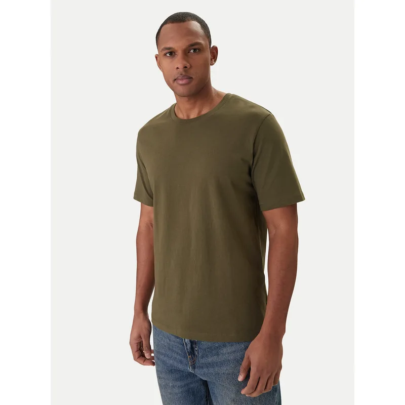Jack & Jones T-Shirt Orrganic Basic 12156101 Πράσινο Slim Fit