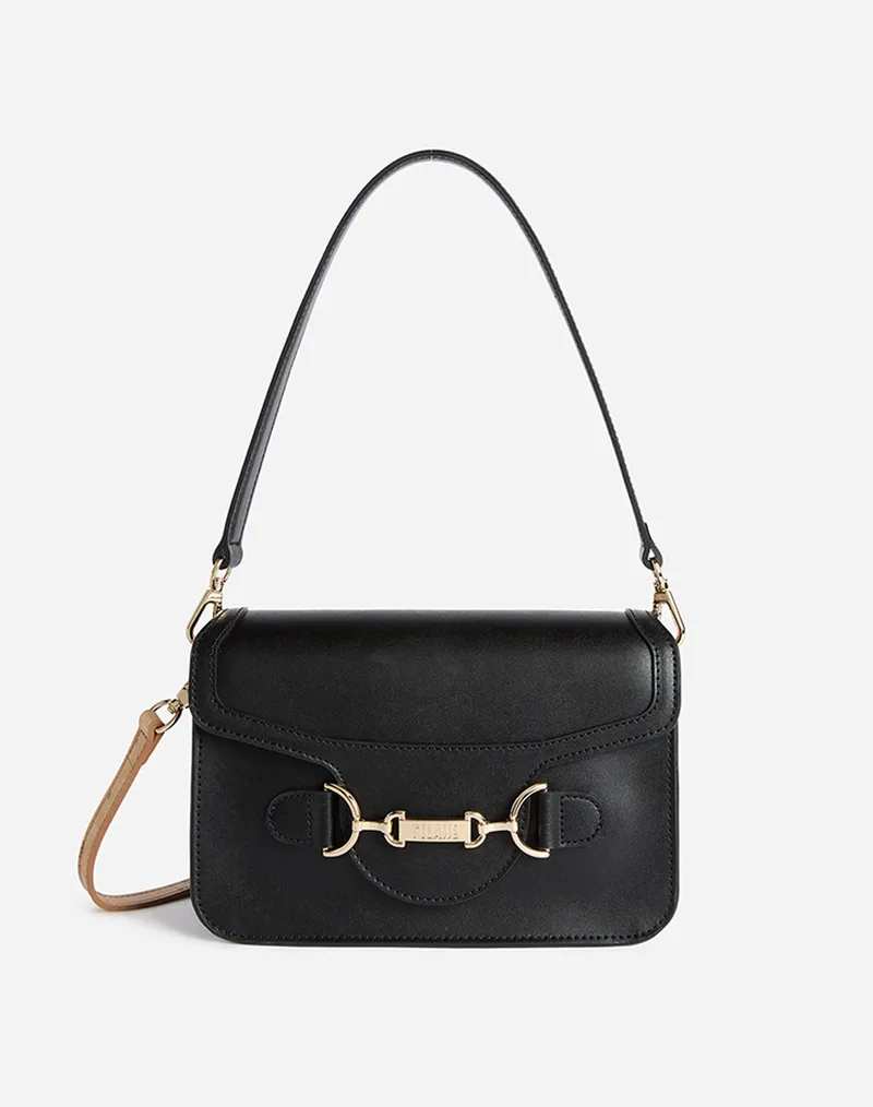 ALV.MARTINI SHOULD.BAG 80%LEATH.20%PU,PES,CO IT.ORIGIN LLE99-B620-0001 Black