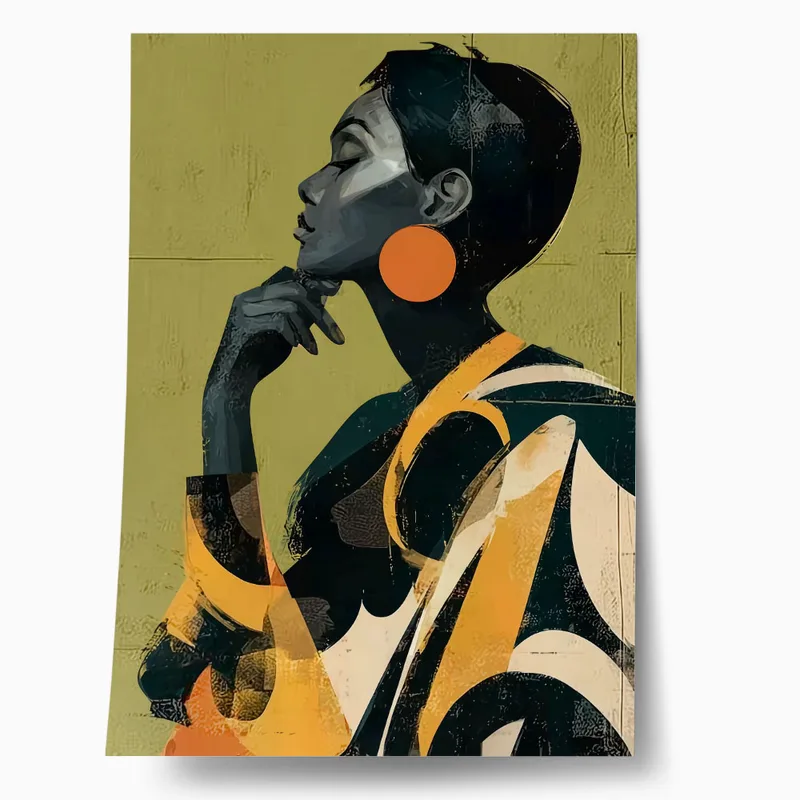 Poster AFROCENTRIC WOMAN POSING