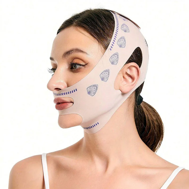 V Face Lifting Mask - Ελαστική Μάσκα ανύψωσης προσώπου και πηγουνιού VTGROUP