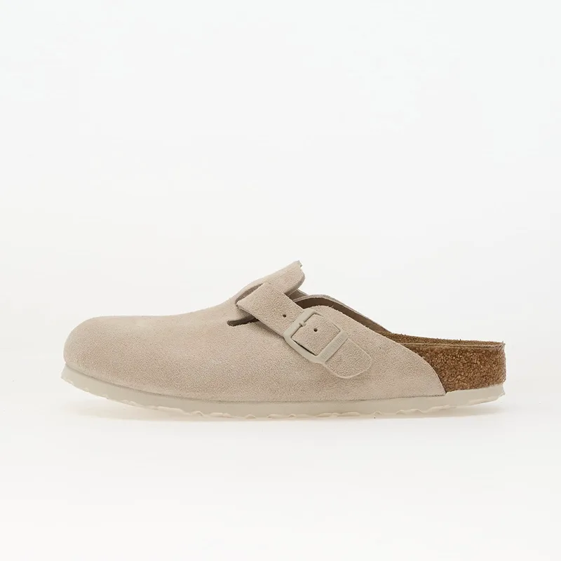Sneakers Birkenstock Boston Suede Leather Unisex Oyster EUR 36