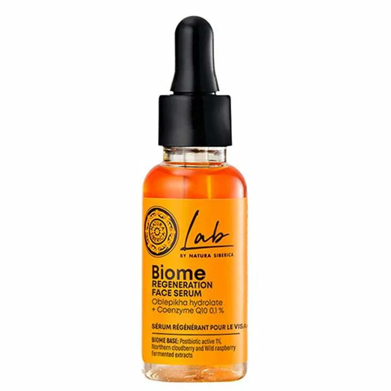 Natura Siberica Lab Biome Regeneration Face Serum Ορός Προσώπου Αναγέννησης με Altai Oblepikha & Συνένζυμο Q10, 30ml