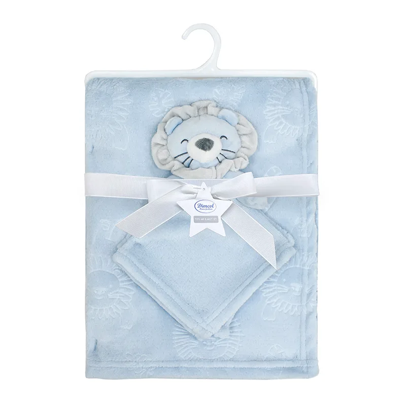Κουβέρτα Fleece 75x100 + Πανάκι Παρηγορίας Dimcol Lion 09 (75x100)