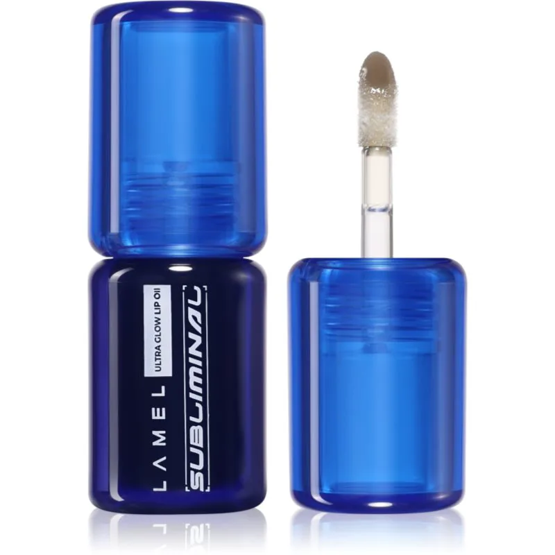 LAMEL Subliminal Cyber Lip Oil Έλαιο για τα χείλη για ενυδάτωση και λάμψη απόχρωση 02 Neo-Noir 2.7 ml