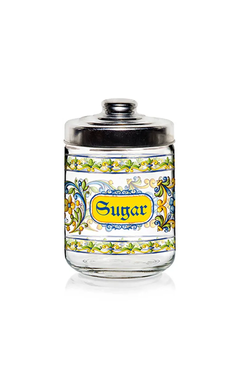 Cerve γυάλινο βάζο αποθήκευσης με καπάκι 800 ml "Sugar" - 8001691937073
