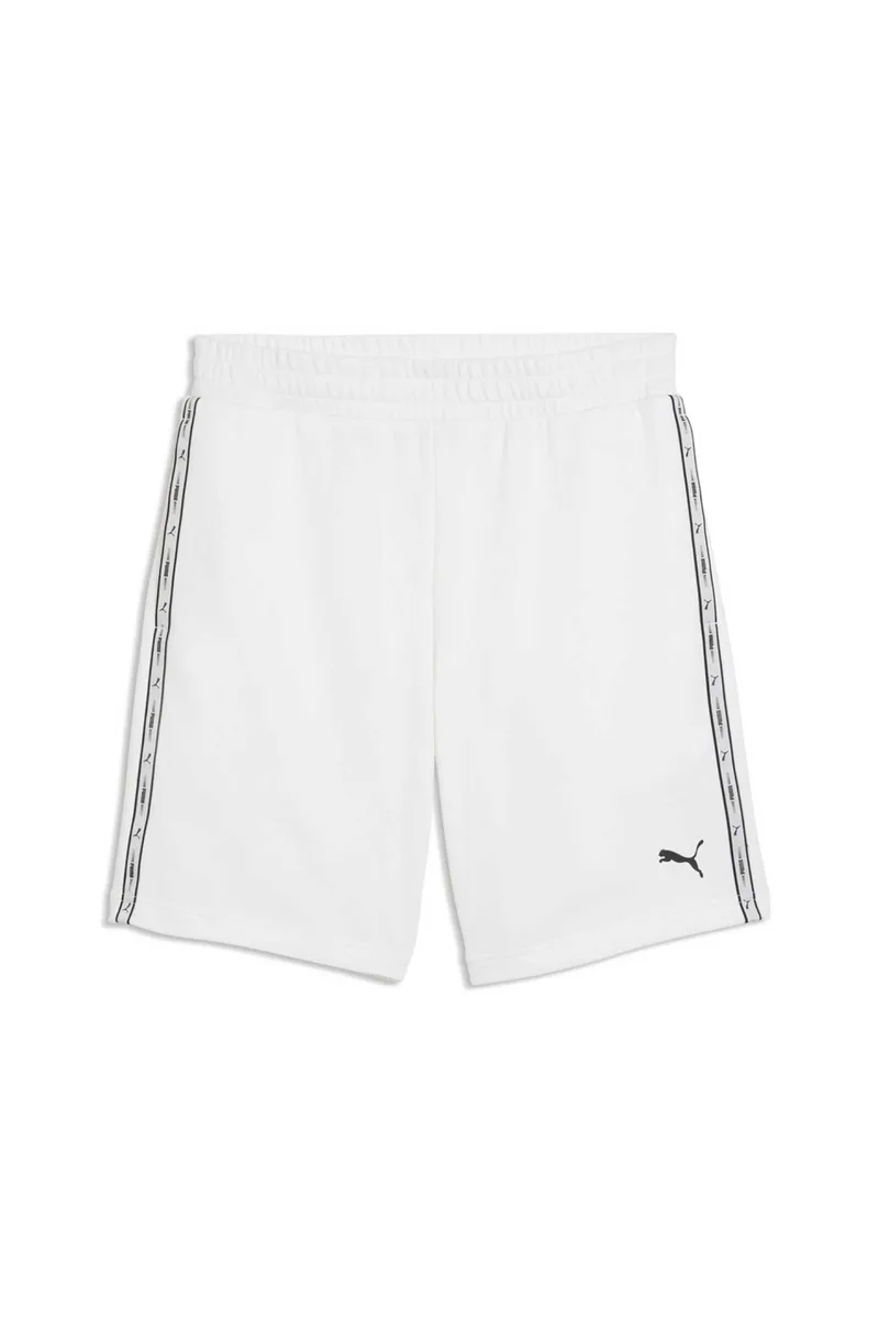 Puma ανδρικό σορτς με λογότυπο 9" Regular Fit "Essential Tape" - 691696 Λευκό