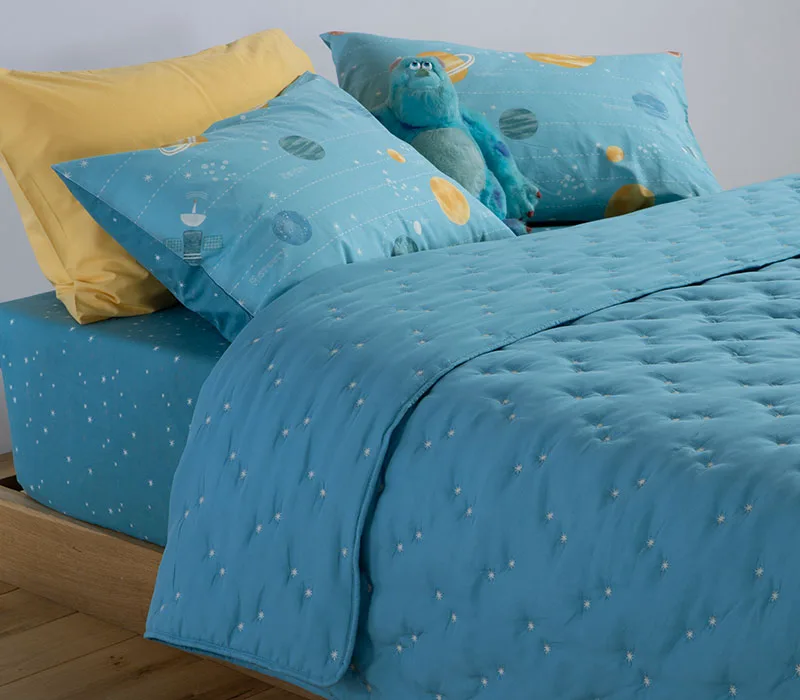 Παιδικό Κουβερλί Μονό 180x240 Nef-Nef Homeware Special Star Petrol