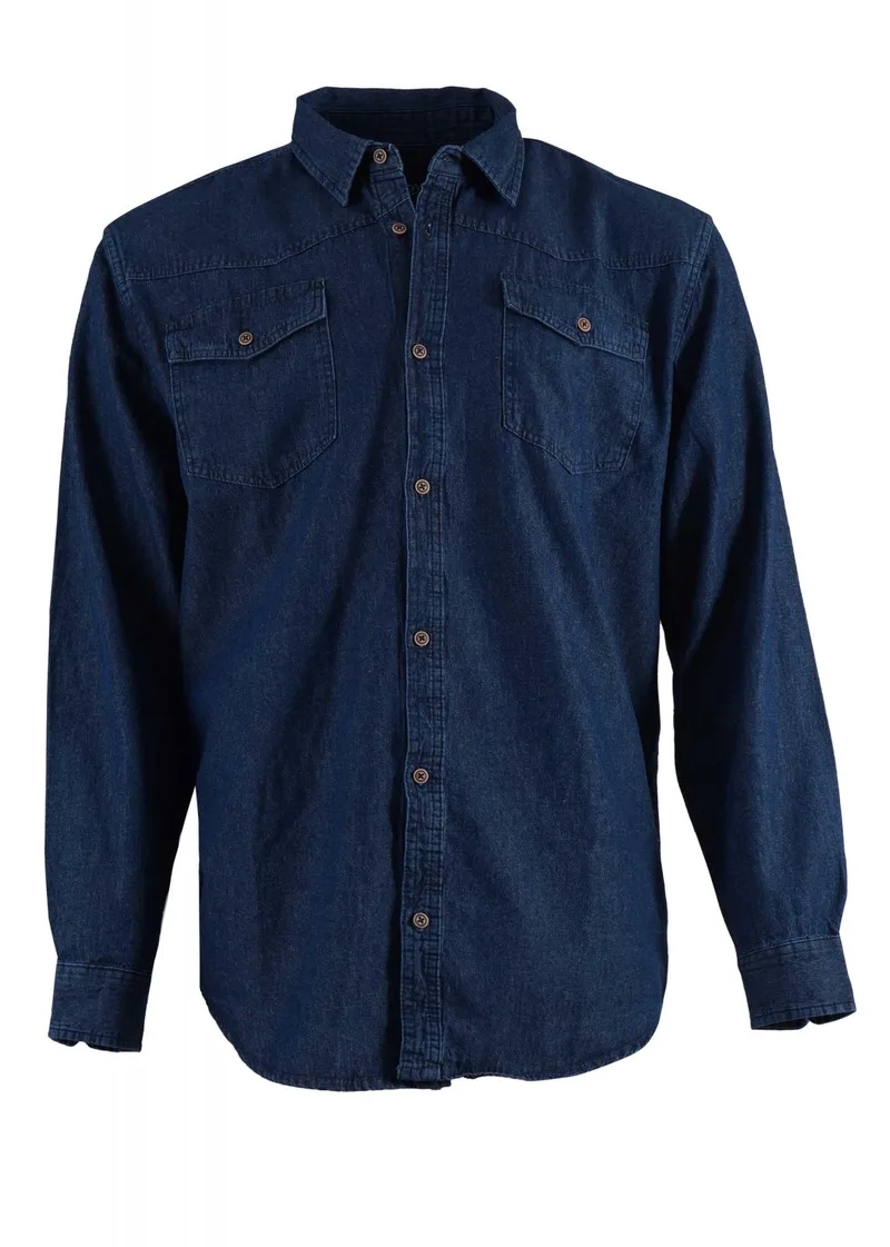 Ανδρικό πουκάμισο jean. Basic collection. JEAN