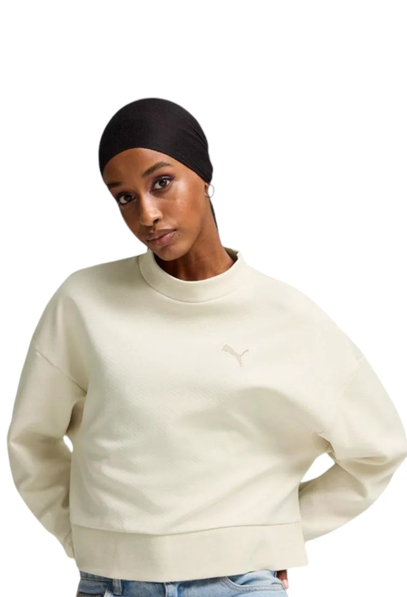 Μπλούζα Μακρυμάνικη Puma Φούτερ Classics Oversized Crew DK 626637-87 Γυναικείο