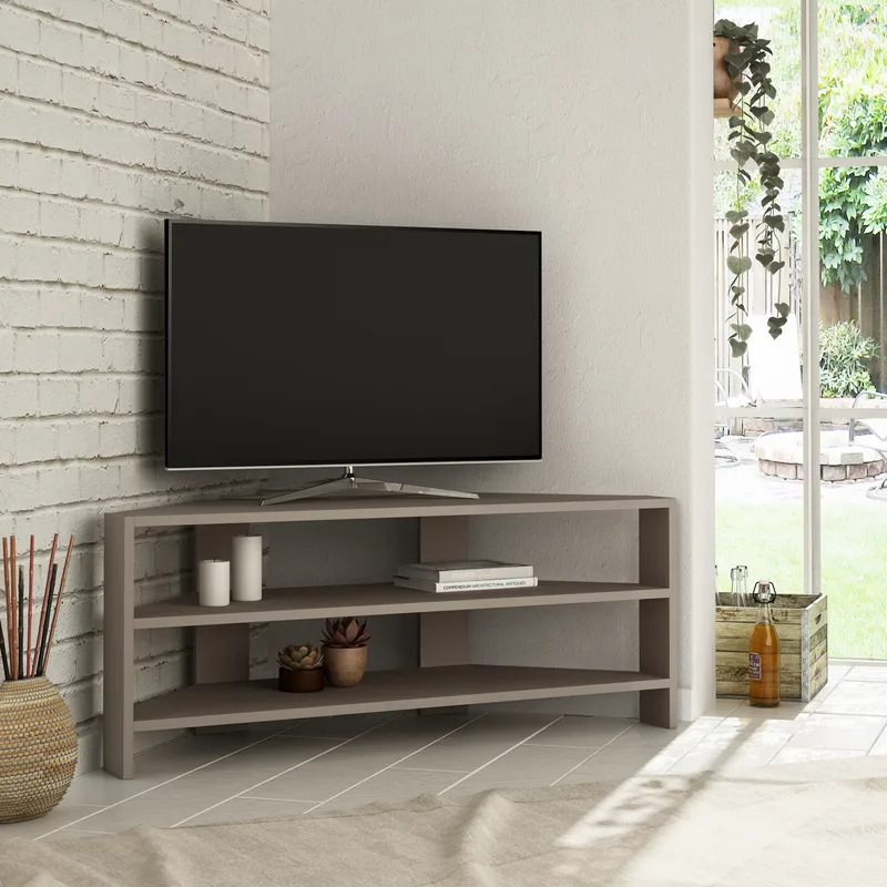 Βάση Τηλεόρασης Thales Corner - Light Mocha 776Hms3042 (114x45x36)