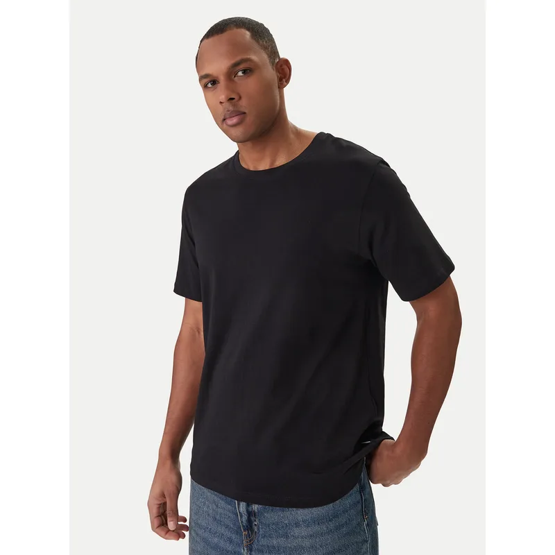 Jack & Jones T-Shirt Orrganic Basic 12156101 Μαύρο Slim Fit