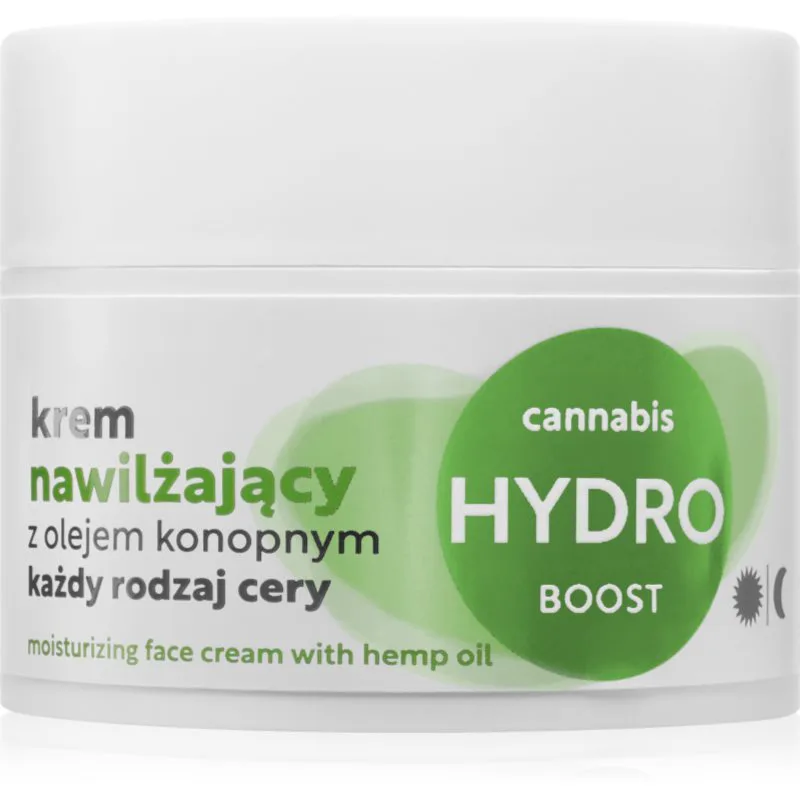 Ideepharm Idee Derm Hydro Boost ενυδατική κρέμα Με λάδι κάνναβης 50 ml