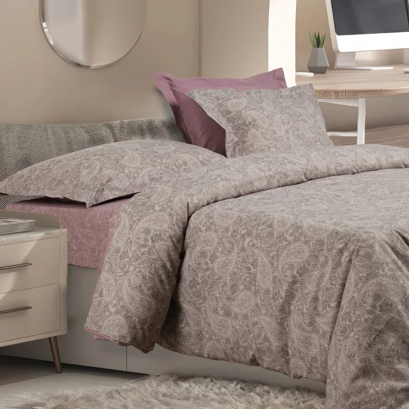 Παπλωματοθήκη Υπέρδιπλη Σετ 220x240 Das Home Casual 5438 Grey 220x240