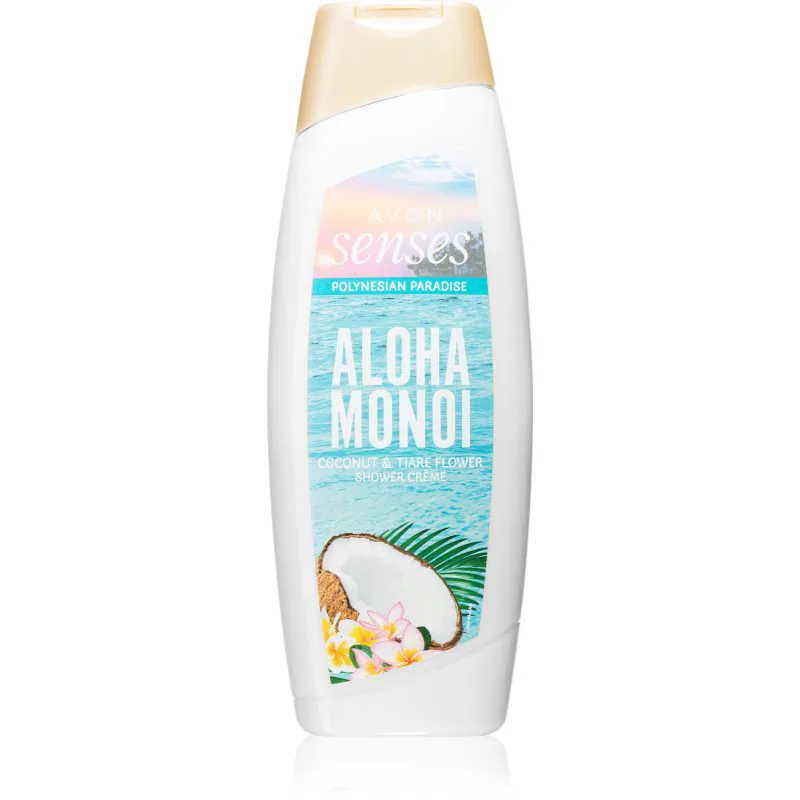 Avon Senses Aloha Monoi κρεμώδες τζελ για ντους 500 ml