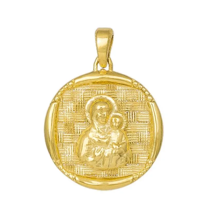 Χρυσό φυλαχτό διπλής όψης Κ14 044891 044891 Χρυσός 14 Καράτια