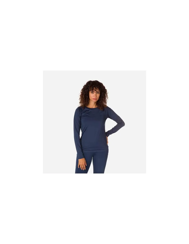 ROSSIGNOL W Skpr Ls Tee Navy Blue Thermal Tshirt