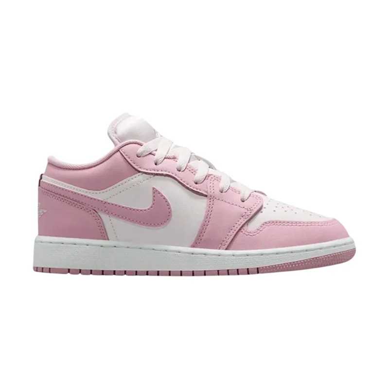 Xαμηλά Sneakers Nike Jordan 1 Low Medium Soft Ροζ White (GS)