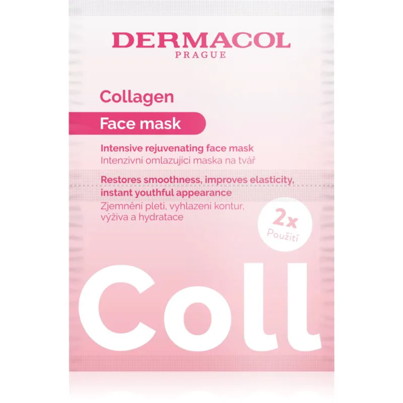 Dermacol Collagen ανανεωτική μάσκα 2x8 γρ