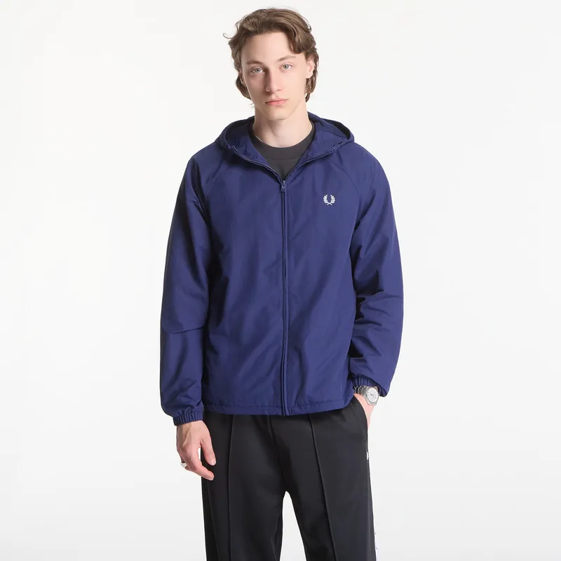Μπουφάν Fred Perry Hooded Shell Jacket UNISEX Blue XL