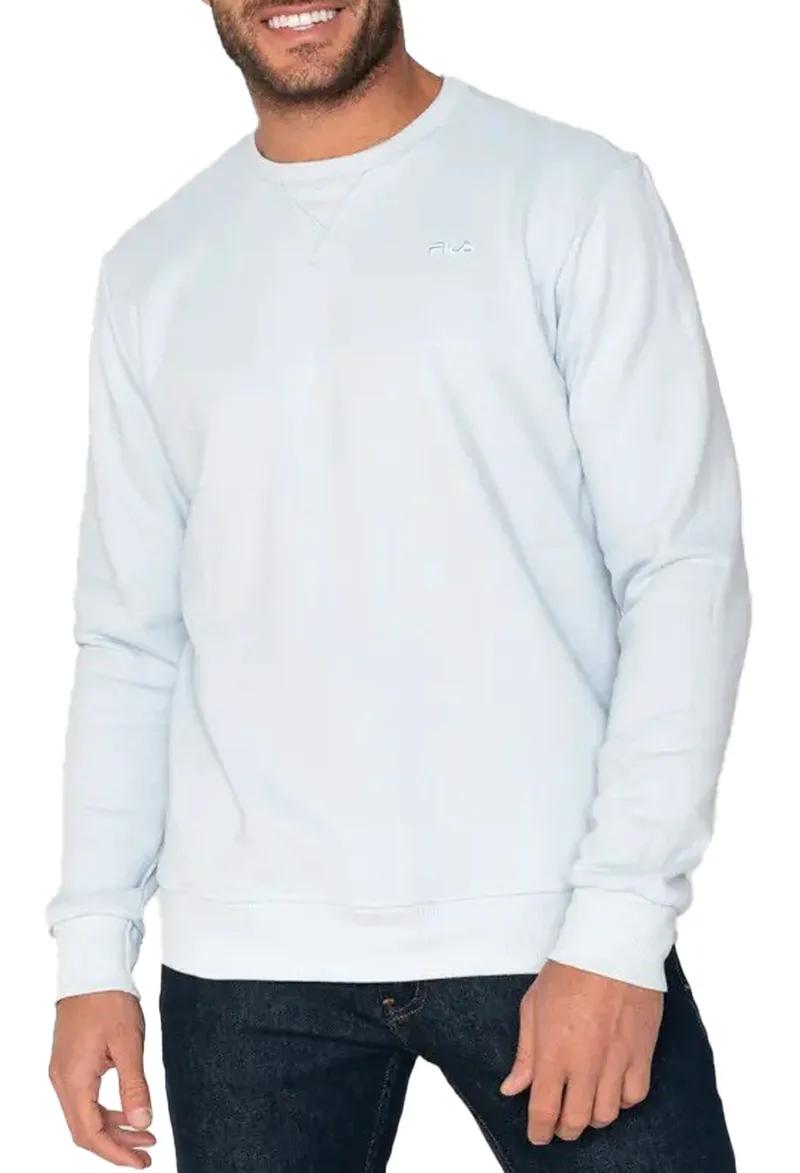 Μπλούζα Μακρυμάνικη Fila Brad Φούτερ APJC0012-BABYBLU Ανδρικό