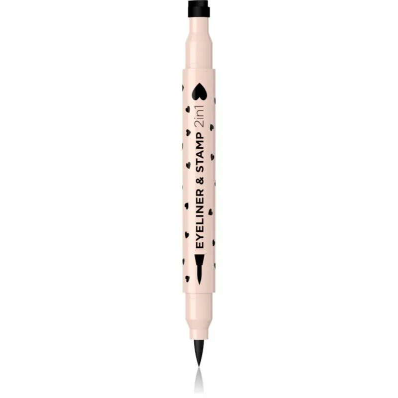 Eveline Cosmetics Variété πολυλειτουργικό λάινερ ματιών 2 σε 1 τύπος Heart 1 τμχ