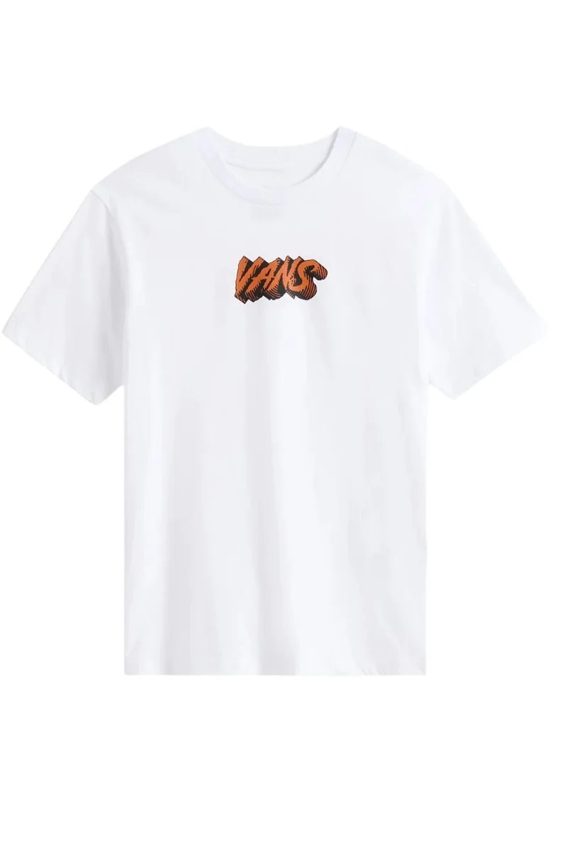 Vans Stone Swirl Ανδρικό T-Shirt Loose Fit - Λευκό-VN000VY1C9F1-WHITE