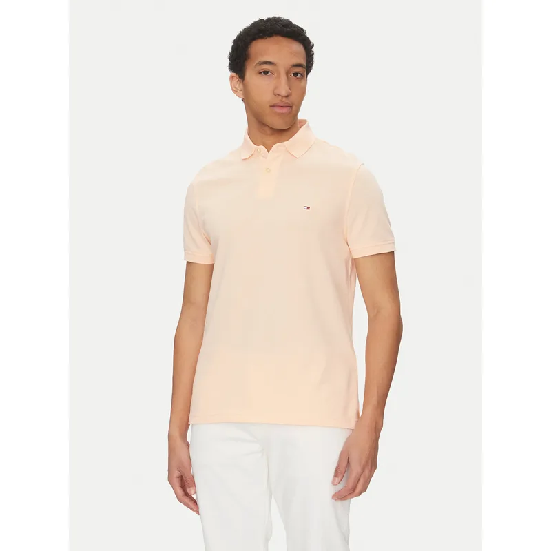 Tommy Hilfiger Polo 1985 MW0MW17770 Κοραλλί Regular Fit