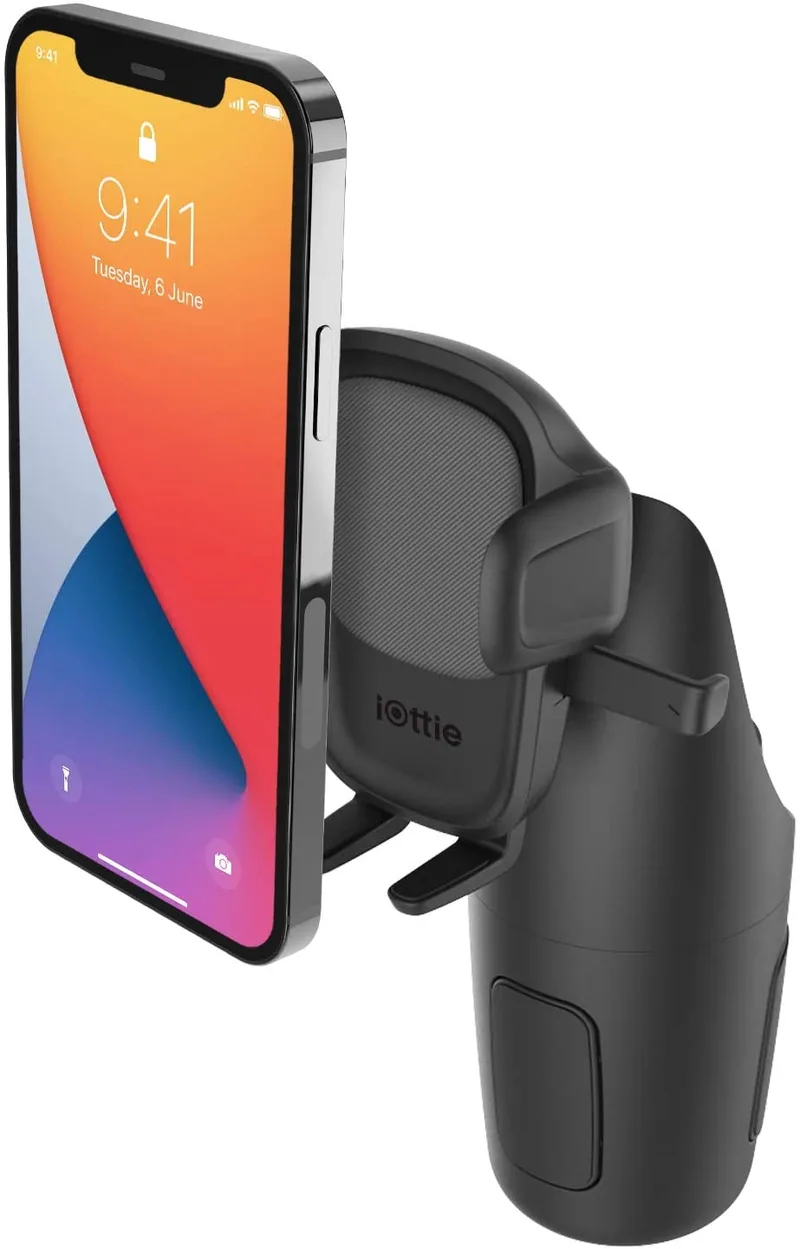 iOttie Easy One Touch 5 Cup Holder Car Mount - Universal Βάση Στήριξης Κινητών για Ποτηροθήκη Αυτοκινήτου - Black - 2 Έτη Εγγύηση (HLCRIO175)