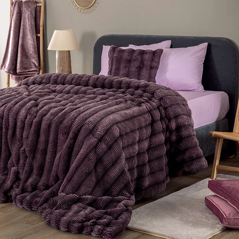 Κουβερτοπάπλωμα Υπέρδιπλο 220X240 Palamaiki Juno Purple (220x240)
