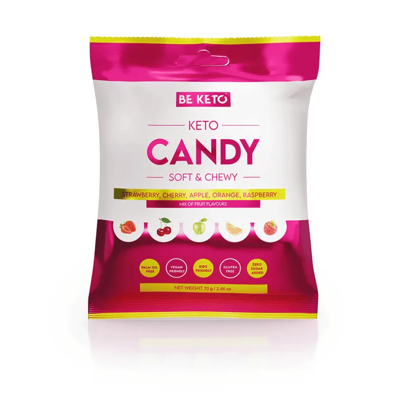 Beketo Κέτο Candies Φρούτων Χωρίς Ζάχαρη (70g)