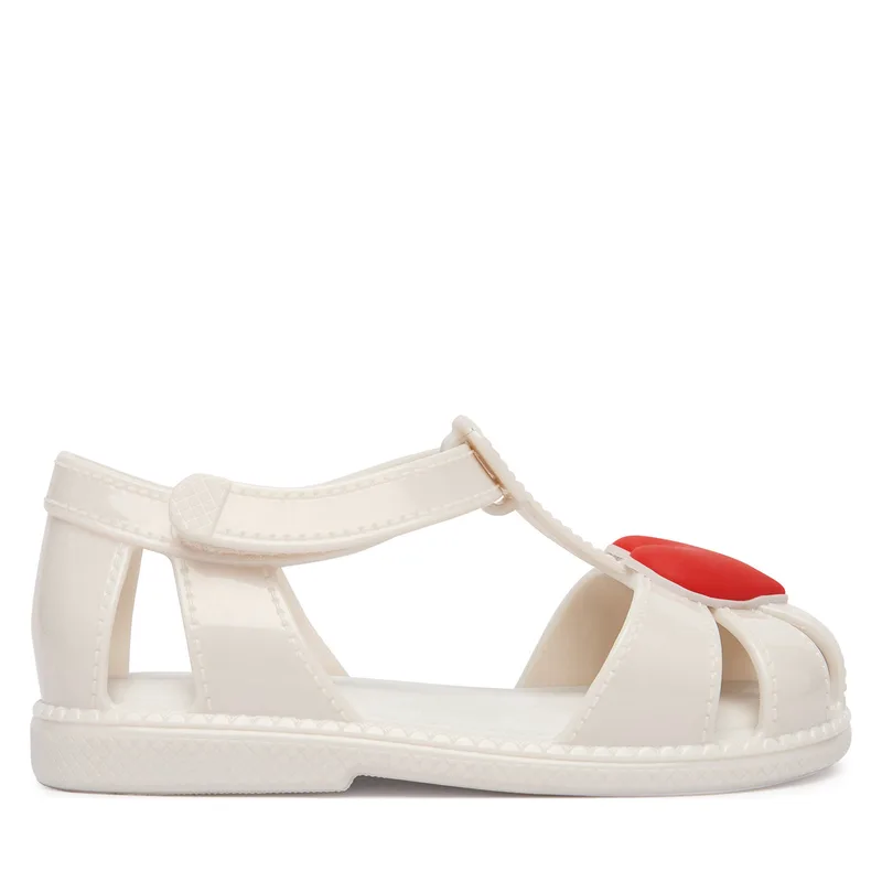 Σανδάλια Melissa Mini Melissa Hip Heart Ballerina Bb 37783 Λευκό