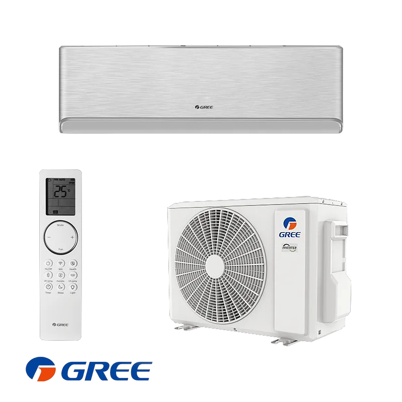 Inverter κλιματιστικό Gree Airy GWH09AVCXB-K6DNA1B - ασημί
