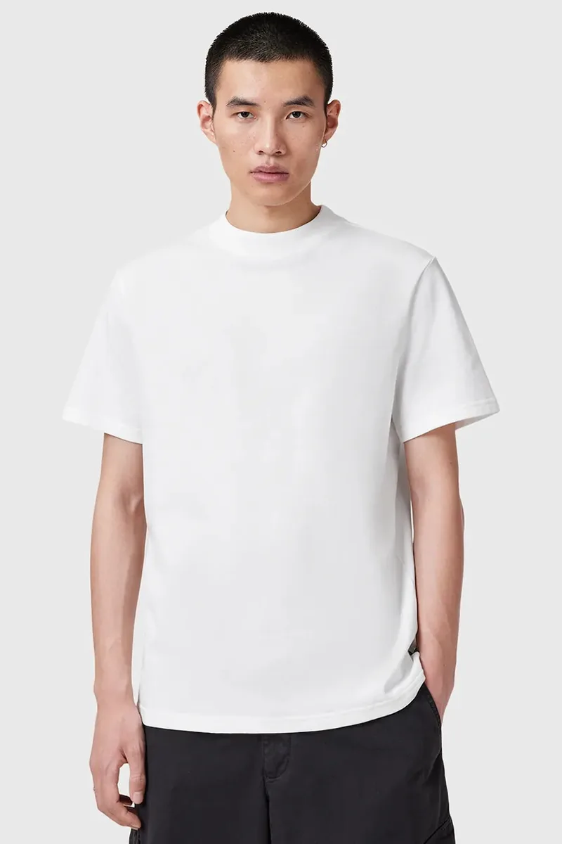 AllSaints Βαμβακερό μπλουζάκι AllSaints NERO