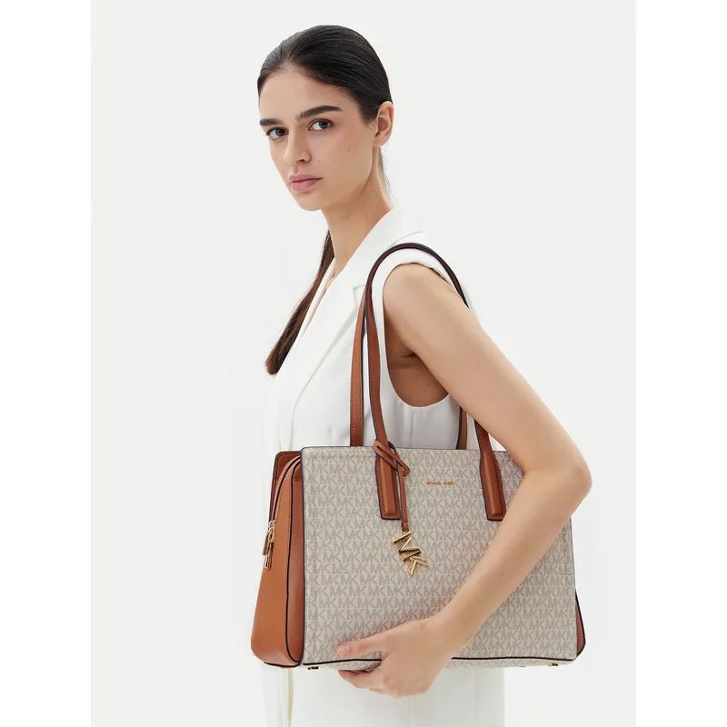 Τσάντα MICHAEL Michael Kors Laila 30S5G9IT2B Εκρού