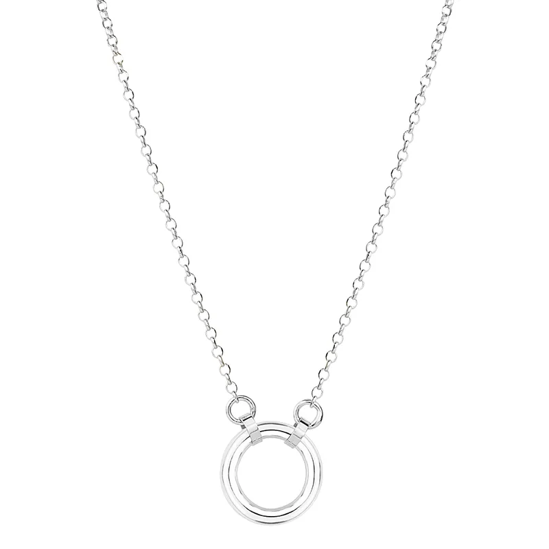 Κολιέ Circle από ασήμι 925°