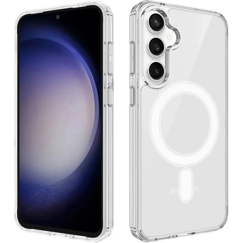 Θήκη Samsung Galaxy S23 FE Bodycell Clear Case Διάφανη Σκληρή με MagSafe - Clear (5206015083532)