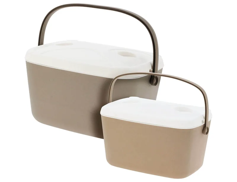 Φορητά ψυγεία coolerbox 30 and 15 liter beig
