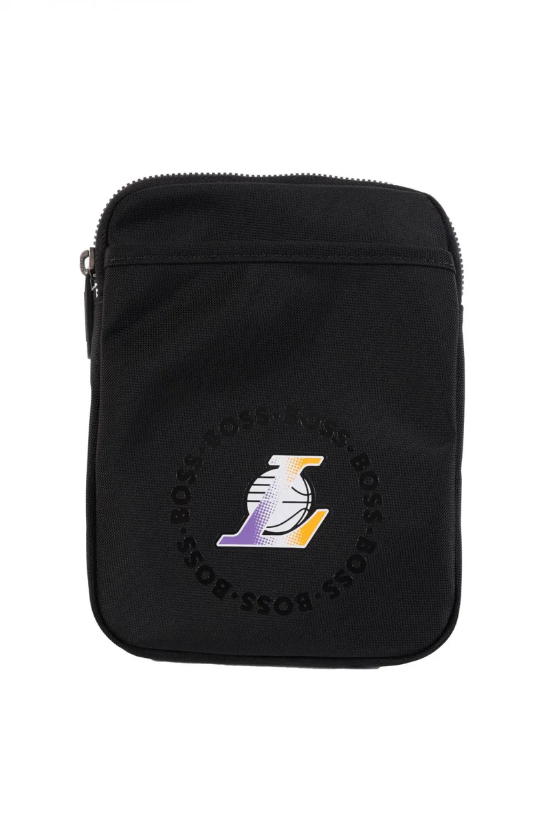 BOSS ΤΣΑΝΤΑΚΙ CROSS BODY PHONE POUCH LAKERS ΜΑΥΡΟ